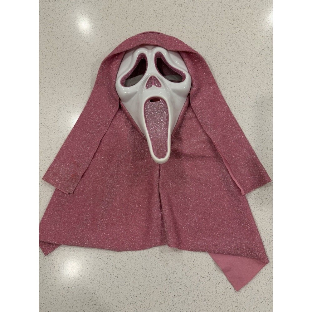 Scream Ghost Face Pink Glitter Mask Officially Licensed Fun World Ghostface Mask